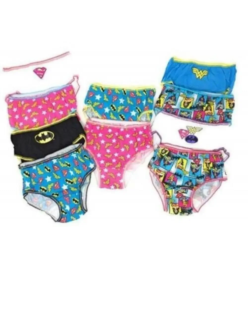 Girls Super Hero Girls Underwear sz 4 Justice League 10 Pack Panties Handcraft